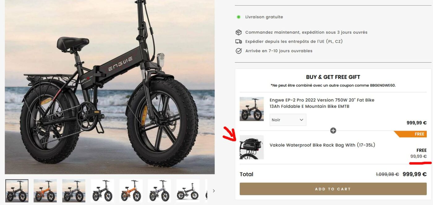 Engwe EP-2 Pro 2022 (réduction de 5%)